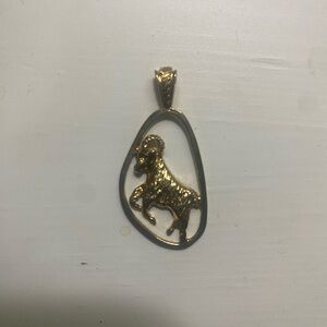 Silver Aries Pendant